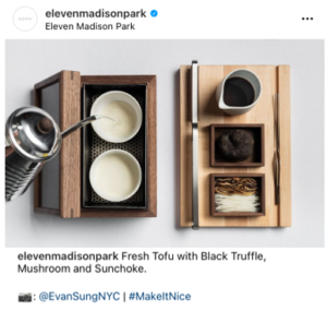 Tofu, Mushrooms and Black Truffles