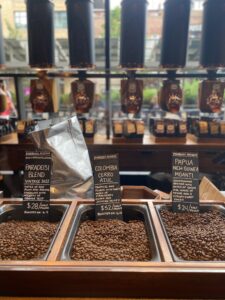 Variedades de café no Starbucks Reserve em NYC